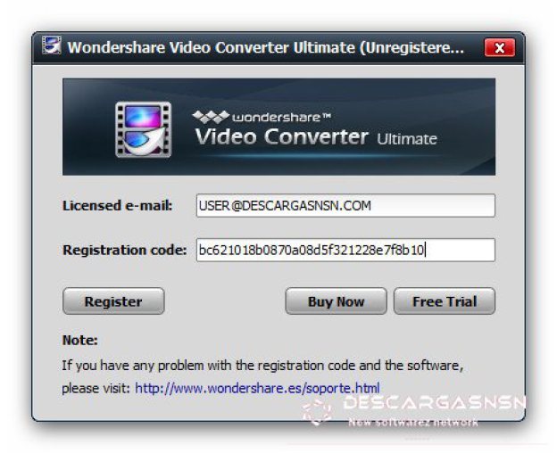 wondershare dvd slideshow builder deluxe 6.6 licensed email and registration code